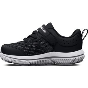 Under Armour Boys' Infant Assert 10 Alternate Closure, (001) Black/White/White, 7K, US