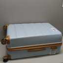 Luggage Sets 5 Piece, Suitcases with Wheels,ABS Hard Case Luggage with TSA Lock Spinner Wheels,Carry On Luggage Set (20/24/28 Inch) (LightBlue)