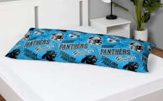 FOCO Carolina Panthers NFL Printed Plush Body Pillow