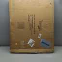 Metal Decorative Garden Fence 22" Wide x 18" High (5 Panels, Total Length 9.17 feet), Metal Border Folding Fence, Landscape Fencing for Flower Bed, Yard, Animal Barrier, Black 