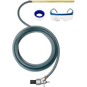 WOJET Pressure Washer Sandblasting Kit, Wet Sand Blaster for Pressure Washer up to 5000 PSI, 1/4" QC, No Dust, Power Washer Sandblasting Kit with 25 Hose, Power Sand Blaster for Home & Commercial Use
