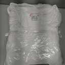 5 Pack Underscrub for Women Long Sleeve Shirts Fitted Scoop Neck Tops Basic Layering Tee Knit Tops for Nurse (Small, White)