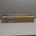 Zebra Blinds for Windows, 72" Hx 24" W Black Roller Light Filtering Control Semi Sheer Windows Shades, Dual Layer Fabric Manual Pull Cord Window Shutter for Home, Bedroom,Office