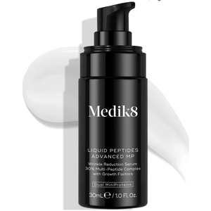 Medik8 Liquid Peptides Advanced MP Peptide Serum Face Serum for Wrinkle Reduction Hydrating and Supports Collagen, Hyaluronic Acid,  1 oz