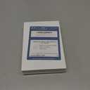 Extra Heavy Duty 130lb Cover Cardstock - 5" x 7" Bright White - 350gsm 17pt Thick Paper - Index, Flash & Post Card Stock - 100 Pack