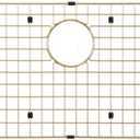 Sinks Protector Matte Gold 304 Stainless Steel Kitchen Sink Bottom Grid, Rack (29 x16)