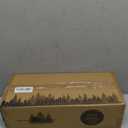 RICHER HOUSE 2+1 Tier Wall Mounted Floating Shelves Set of 2, Rustic Wood Wall Shelf with Metal Frame, Extra Storage Rack for Bathroom, Kitchen, Bedroom with Tissue Rack & Towel Bar - White Gold