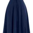 Women Floral Corset Dress Sleeveless Square Neck Spaghetti Straps Dress Boho Holiday Flowy Midi Bustier Sundress (X-Large, Navy Blue)
