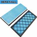 HEPA Air Filter Activated Carbon Cabin Air Filter Replacement for Tesla Model Y Accessories 2024-2020 (Set of 4 Packs)