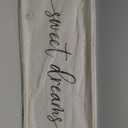 SRSZHIYUE Bedroom Above Bed Wall Decor Minimalist Sweet Dreams Sign 16''6'' Small Couples Romantic Rustic Farmhouse Hanging Family Master Bedroom Guest Room Wall Horizontal Hanging DecorationWood