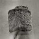 Luxury Faux Fur Throw Blanket, Grey and Black High Pile Mixed Throw Blanket, Super Warm, Fuzzy, Elegant, Fluffy Decoration Blanket Scarf for Sofa, Couch and Bed, 60''x 80''