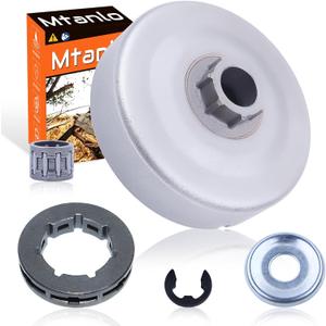 .325" Clutch Drum Sprocket Kit For MS271 MS281 291 For Stihl Chainsaw Small 7 Spline, Clutch Drum, Rim Sprocket, Clutch Washer, Needle Bearing, E-clip