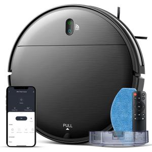 MAMNV Robot Vacuum and Mop Combo, 2 in 1 Robotic Vacuum Cleaner with Schedule, App/Alexa/Voice Control, Ideal for Hard Floor, Pet Hair, Carpet