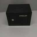 Small Safes with Fireproof Bag, 0.23 Cubic Fireproof Safe for Home, Safety Box with Key, Black Digital Security Safes, Fire Proof Safe for Jewelry, Cash, Personal Box for Hotel, Busines
