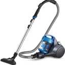 Eureka WhirlWind Bagless Canister 2.5L Vacuum Cleaner, Lightweight Vac for Carpets and Hard Floors, NEN110A, Blue (Blue)