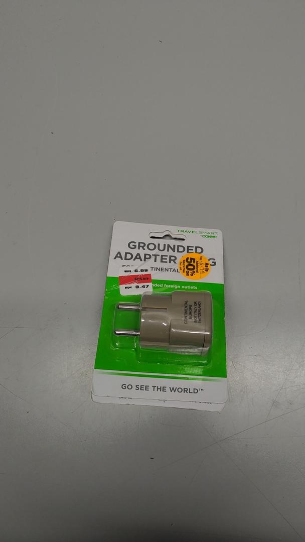 Conair Travel Smart Grounded Adapter Plug Continetal Europe, Pack of 2