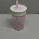Owala Kids Insulation BPA-Free Plastic Tumbler with Spill Resistant Flexible Straw, Easy to Clean, Kids Water Bottle, Great for Travel, Dishwasher Safe, 15 Oz, Mint and Pink, (Unicorn)