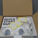 Cinnado 2K Home Security Cameras-2.4Ghz WiFi Indoor Camera with 360 Motion Detection for Pets/Nanny/Baby/Dog, 2 Way Audio, 24/7 SD Card Storage, Cloud Storage, Works with Alexa & Google Home, D1 4P