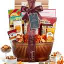 Broadway Basketeers Sympathy Gift Baskets Bereavement & Condolences Care Package with Gourmet Snacks - Thoughtful Sympathy Gifts Delivery for Loss of Loved One, Funeral, or Kosher Shiva