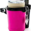 Bike Cup Holder Handlebar Cruiser with Cell Phone Holder Key Holder for Bicycle Motorcycle Scooter Boat Rose