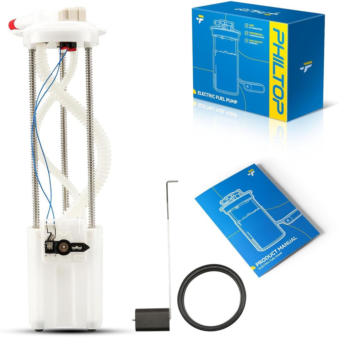 PHILTOP FG0166 Electric Fuel Pump Assembly, Compatible with Silverado 2500 HD / 3500 20012004, Sierra 2500 HD / 3500 20012004, Replaces E4061R, 25326856, 89060639