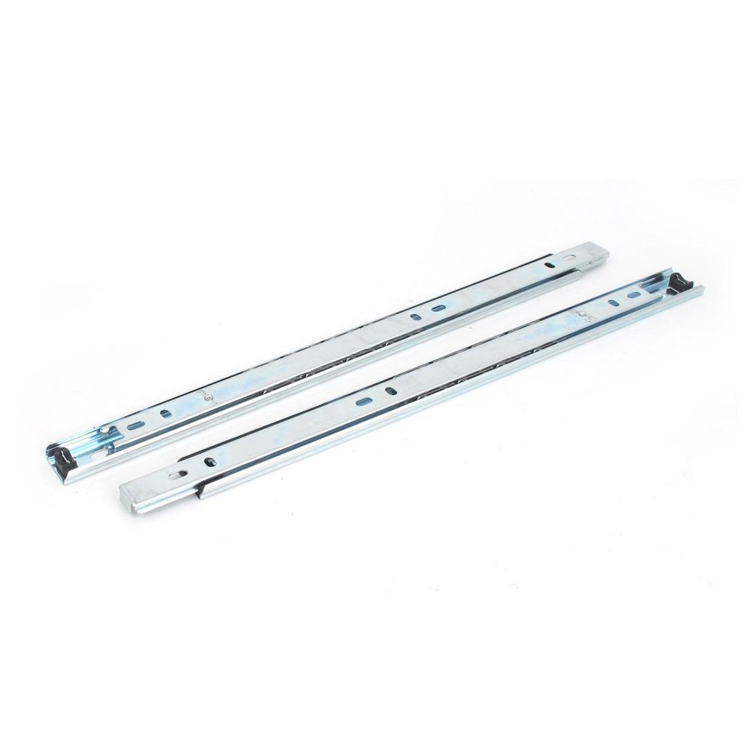 uxcell 13.3-Inch Drawer Slides, Full Extension Ball Bearing Slide Track Rail 25mm Wide 55lb Capacity 1 Pair