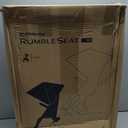 UPPAbaby RumbleSeat V3 Second Lower Seat - Compatible with Vista V2 and Vista V3 - All-Weather Seat + Magnetic Buckle Adapters Included - Jake (Charcoal/Carbon Frame/Black Leather)
