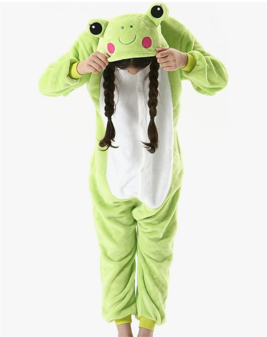 ATOZ Onesie for Kids, Animal Pajamas Halloween Cosplay Costume for Girls Boys Size 110