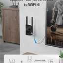 BrosTrend AX1500 WiFi 6 Universal WiFi to Ethernet Adapter with RJ45 Gigabit Port, Dual Band WiFi Bridge for PC, Printer, Smart TV, Blu-Ray Player, PlayStation, DVR, etc. Wireless to Wired Convert (black)