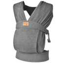 Vrbabies Baby Wraps Carrier Sling, Baby Carrier for Newborns and Toddlers,Skin-Friendly and Soft Front Baby Carrier Wrap Perfect Newbron Gifts (Grey, Cotton)