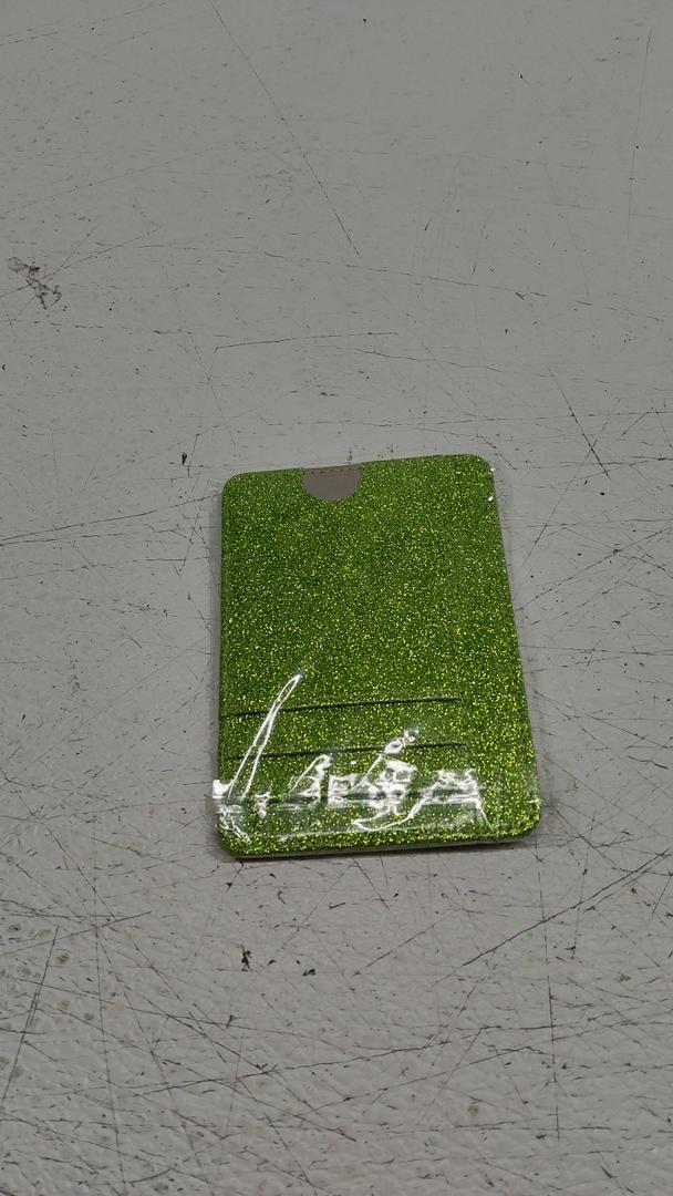 HOTCOOL Card Holder Wallet Front Pocket Minimalist Leather With RFID Blocking Card Holder Wallet for Men & Women Glitter Green