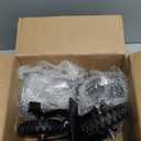 W B D WEIBIDA 5 Inch Heavy Duty Caster Wheels Set of 4, 1080 LBS Outdoor Industrial Wheels Swivel Large Rubber Casters with Brake for Workbench, Dolly, Cart, Trolley, Wagon (2 Brake & 2 Fixed)