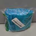 Crweety 50PCS Blue Organza Bags 4x6, Small Mesh Gift Bags Drawstring, Elegant Sachet Bag Empty for Jewelry Candy Treats Baby Shower Wedding Birthday Graduation Party Favor Candy Packaging
