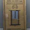 Regalo Safety 36" Extra Tall and 49" Wide Baby Gate for Doorways & Bottom of Stairs, Pressure Mounted Walk Through Baby Gate for Toddlers & Pets, Tested & Safe, American Designed, American Owned