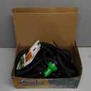 Flexi Hose PLUS with 8 Function Nozzle Expandable Garden Hose, Lightweight & No-Kink Flexible Garden Hose, 3/4 inch Solid Brass Fittings and Double Latex Core, 75 ft Black