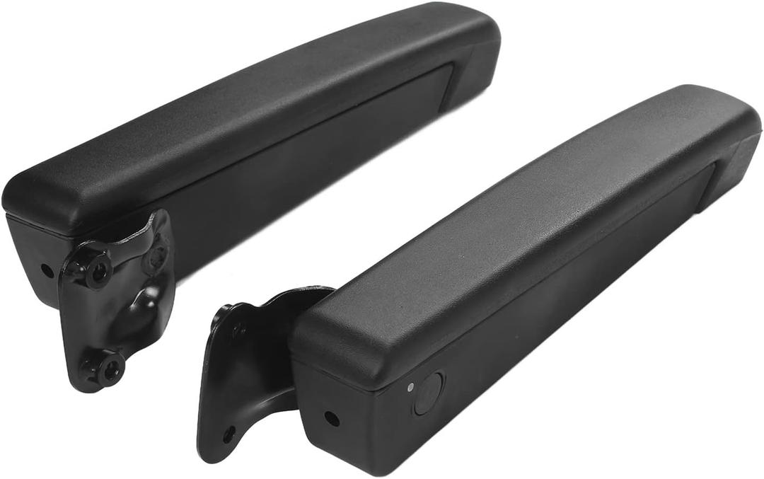 generic 1 Pair Adjustable Car Seat Armrest Adjustable Armrest Seat Arm Rest, Shock Resistant, PU Sponge, Universal Black Armrest for Automobiles Trucks, Black Armrests, generic9t5b1adncg 