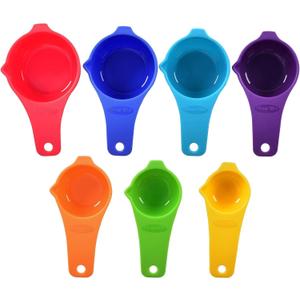 Measuring Cups Set of 7, Assorted Colors