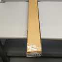 DEZ FURNISHINGS Cordless 1" Light Filtering Pleated Shade, Fabric, 27" W x 48" H, White