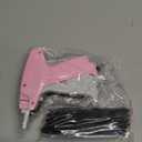 Stitch Gun for Clothes Handheld Stitch Gun Quick Clothing FixerSewing Kit Includes 1,000 Black Fasteners & 1,000 White Fasteners & 6 NeedlesTagging GunPink