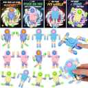 Valentines Day Cards for Kids School with 28 PCS Wacky Tracks Fidget Spinners, Kids Valentine Party Favor, Valentine's Day Classroom Prizes, Ideal Valentine Exchange Gift