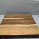 Comfify Extra Large (22") Square Premium Acacia Wood Ottoman Tray with Handles - Use for Serving Food in Style for Dinner, Breakfast, Snacks, BBQ, Entertaining Guests & More - Brown