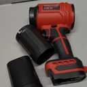 Cordless Leaf Blower, 720-CFM 180-MPH Handheld Electric Dust Blower with Light, Battery Powered Leaf Blowers for Keyboards Patio Rain Snow Removal (Battery Not Included)