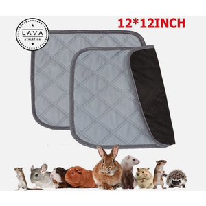 12"*12",Pet Guinea Pig Cage Liners, Anti Slip Guinea Pig Bed&Waterproof Reusable