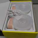 Wearable Breastfeeding Pump Hands Free of Long Battery Life, Portable Electric Breast Pump with 3 Modes and 9 Levels, LED Display, Anti-backflow, 16/18/20/22/24mm Flanges & Inserts, 2 Pack (Pink)