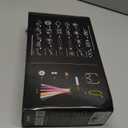 BUDI 467Pcs Glow Sticks Christmas Party Favors New Year Eve Party Supplies for Kids Adult Glow in the Dark 4th of July Accessories Neon Decors Glowsticks Bulk 8 Colors 8" with Connectors for Parties