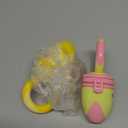 NatureBond Baby Food Feeder/Fruit Feeder Pacifier Nibbler (2 Pack) - Infant Teething Toy Teether Weaning in Appetizing Colors | + Additional Silicone Sacs (Peach Pink and Lemonade Yellow)