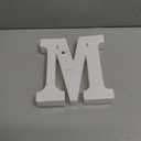 JANDEI - LED Letters with Lights, Letter M with Warm Light for Decoration and Atmosphere, Bedside Night Lighting, Birthdays, Weddings, Showcases Battery Operated
