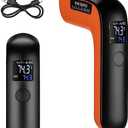 Rechargeable Infrared Thermometer Gun for Cooking -58℉~1022℉| Inkbird Colorful Display Digital Laser Temperature Gun for Pizza Oven Grill Kitchen Home Repairs with Max Measure (NOT for Human)