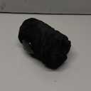 Sunany Neck Pillow for Travel Inflatable Airplane Pillow Comfortably Supports Head, Neck and Chin, Inflatable Travel Pillow with Soft Velour Cover and Portable Drawstring Bag (Black)