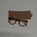 EASY READ Retro Round Blue Light Blocking Reading Glasses for Women,Anti UV Readers for Women with Spring Hinge